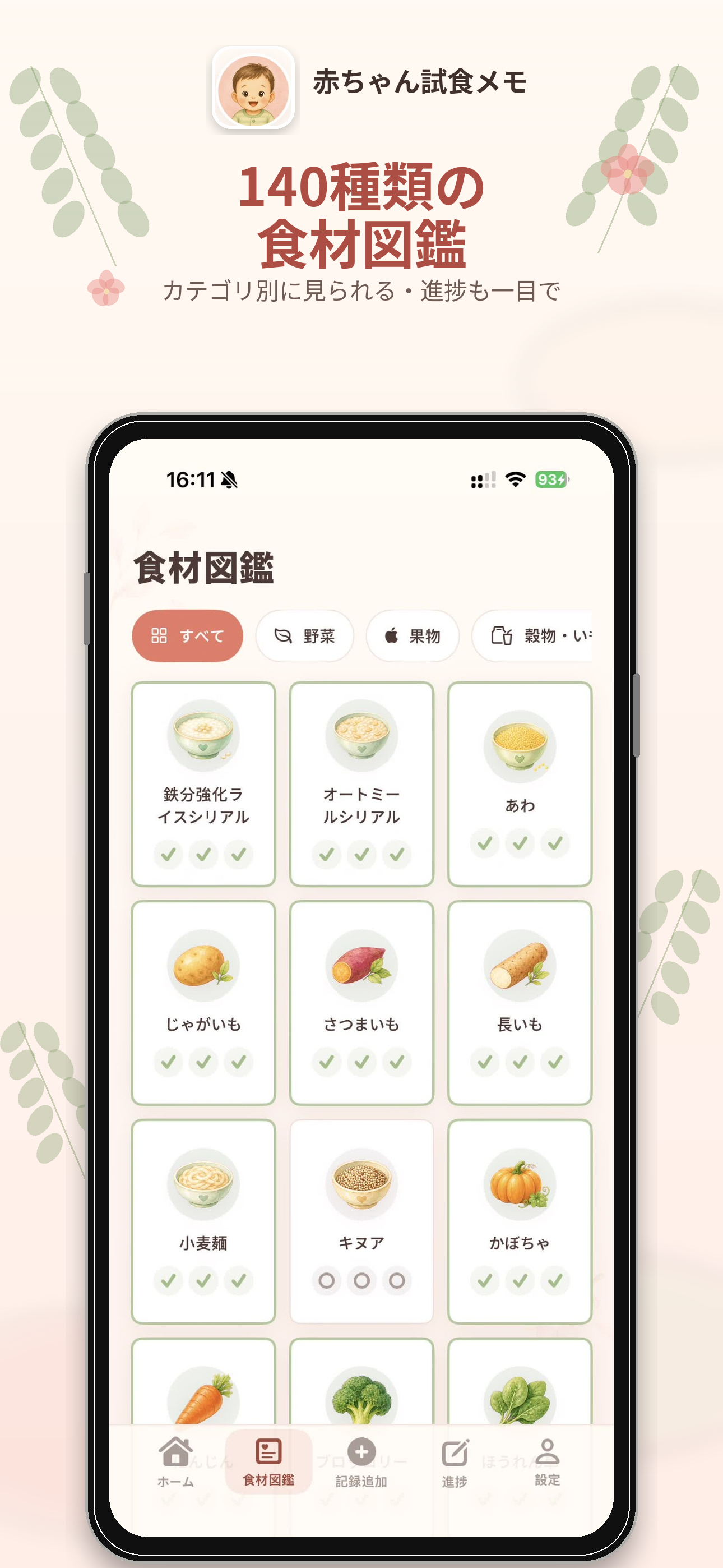 140種類の食材図鑑